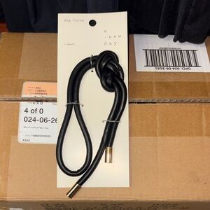 5/$15 A New Day Black Bag Charm